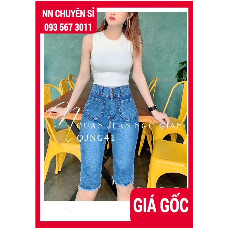 HÀNG ĐẸP - QUẦN JEAN NGỐ GIÃN ÔM BODY ⚡ẢNH THẬT CHỤP SHOP⚡ QUẦN LỬNG ÔM BODY QJNG41