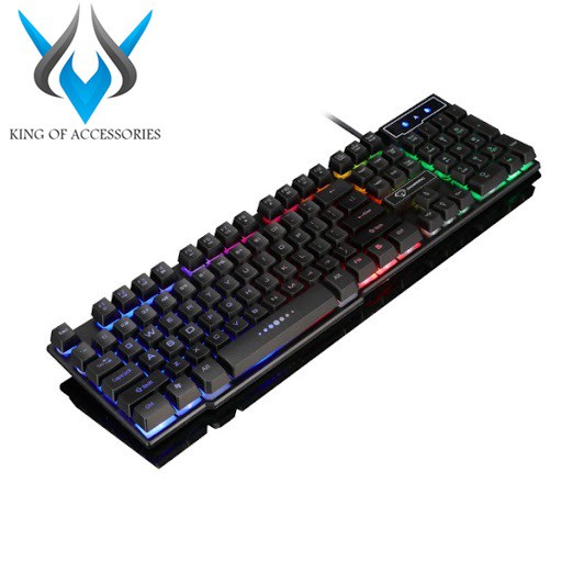 Bàn phím giả cơ Divipard GK-50 led đa màu - phím chống nước tiêu chuẩn (màu ngẫu nhiên)
