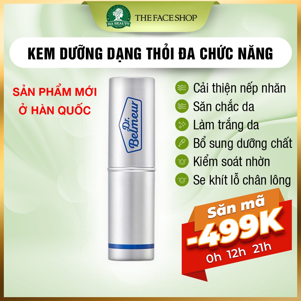 Kem dưỡng đa năng dạng thỏi cải thiện nếp nhăn chuyên sâu The Face Shop Dr Belmeur Total Youth Biome Multi Balm 10g