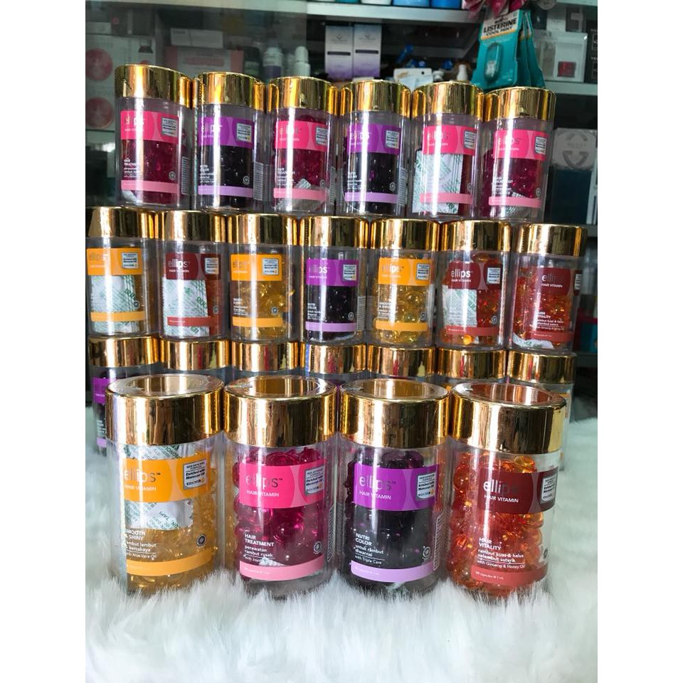 (Hủ 50 viên) Serum Vitamin dưỡng tóc Ellips chính hãng công ty | BigBuy360 - bigbuy360.vn