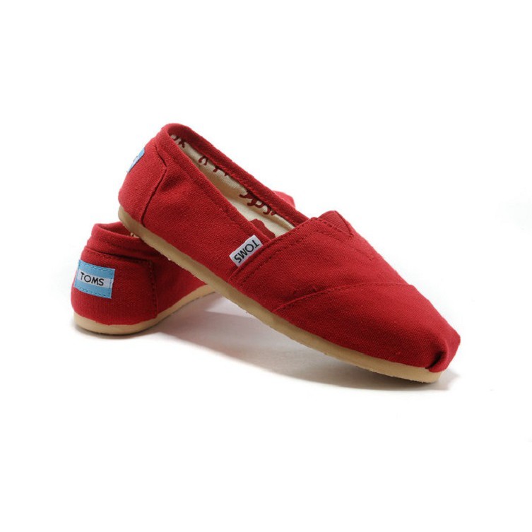 GIÀY LƯỜI TOMS VẢI ĐẾ cao su êm chân nhiều màu - L1 | BigBuy360 - bigbuy360.vn