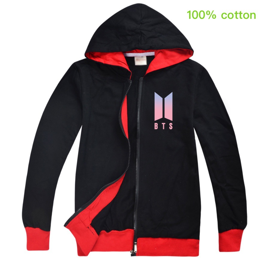 Áo Khoác Hoodie In Hoạt Hình Bts Thời Trang Mùa Thu 2020 Cho Bé