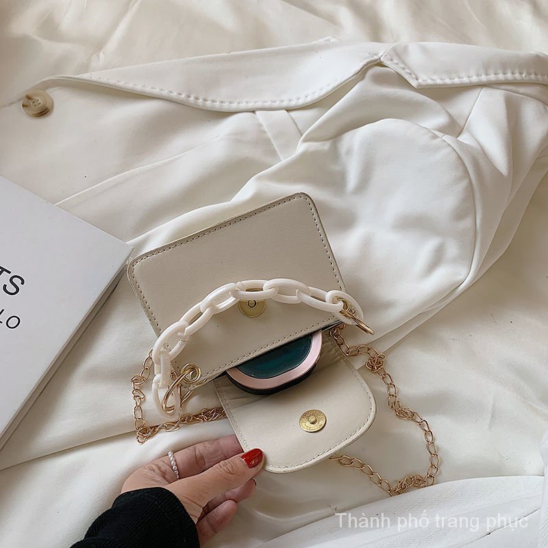 Túi đeo chéo hình vuông acrylic phong cách phương Tây mới dành cho phụ nữ 2022