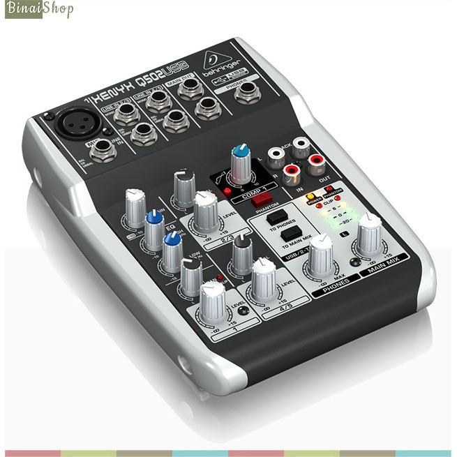 Mixer USB 5 cổng Behringer XENYX Q502USB