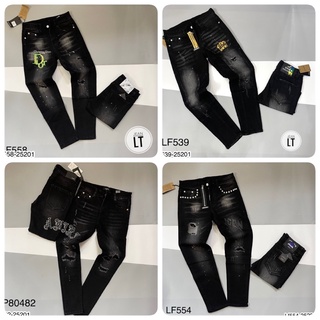 Quần Jean Nam Ống Côn Khoá Lệch - Quần Bò icon - Quần Amiri - Quần Jean Dior Nam Giá Rẻ