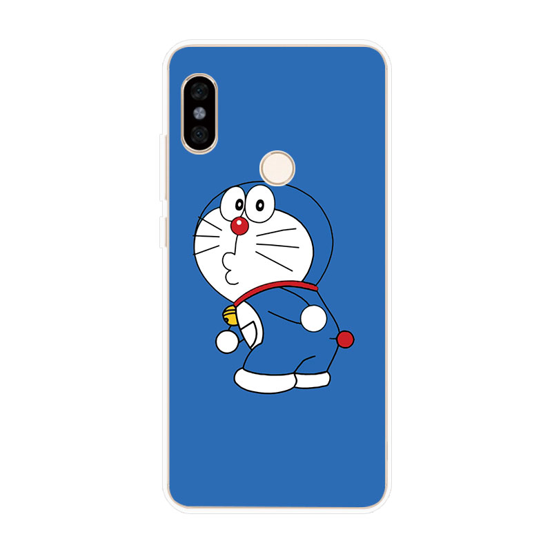 Ốp lưng TPU mềm Xiaomi Redmi Note 4 4X 5A Prime 5 6 Pro Doraemon hoa văn