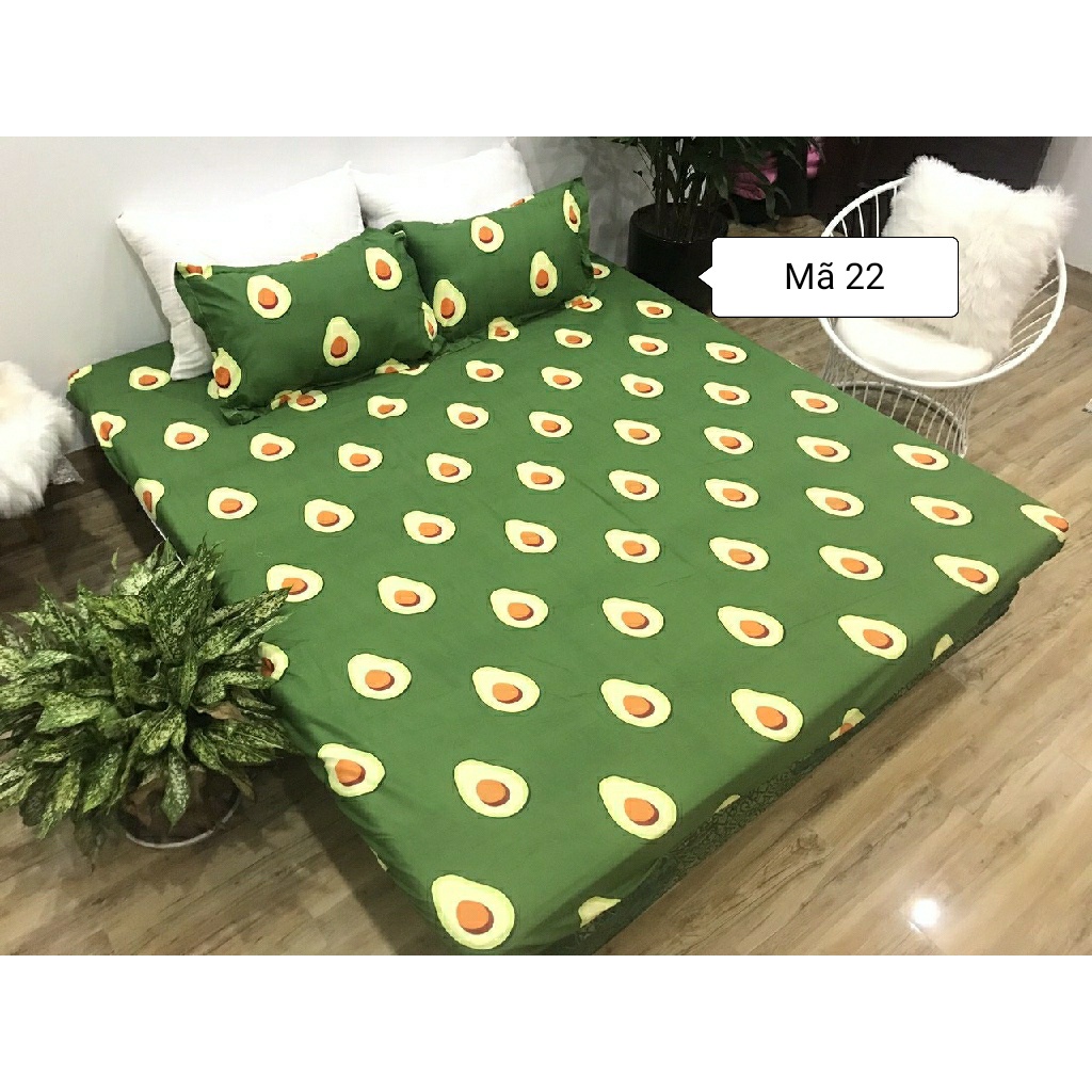 Bộ 4 món ga gối  SIÊU DỄ THƯƠNG  Combo 4 món ga gối trải giường cho bé yêu họa tiết siêu ngộ nghĩnh Mã 02-29