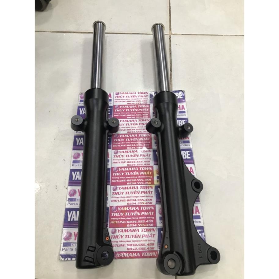 Cặp phuộc đen nhám ex 2006 - 2010 zin chính hãng yamaha  cao cấp tại shop.