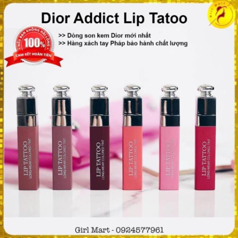 Dior Addict Lip Tattoo chính hãng mới nhất đáng mua nhất mọi thời đại son màu cam đất, cam đỏ, đỏ berry, hồng san hô