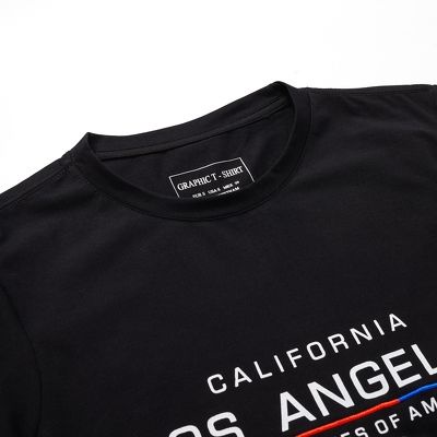 Áo thun nam cổ tròn GRAPHIC in cao cấp vải Cotton xuất xịn,chuẩn form,trẻ trung, năng động APGP13-D - Leo Vatino