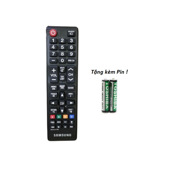 Điều khiển tivi Samsung Smart cho TV từ 32 inch đến 65 inch có chữ (Smart Hub)