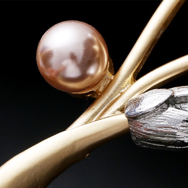 Kẹp Tóc Kim Loại Hình Hoa Sen Màu Vàng Thời Trang Dành Cho Nữ