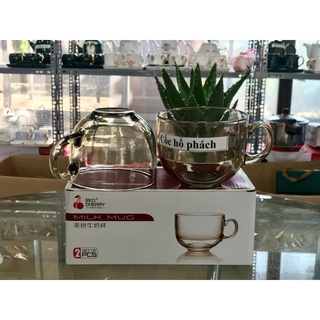 Sét 3 Cốc thủy tinh màu hổ phách 480ml