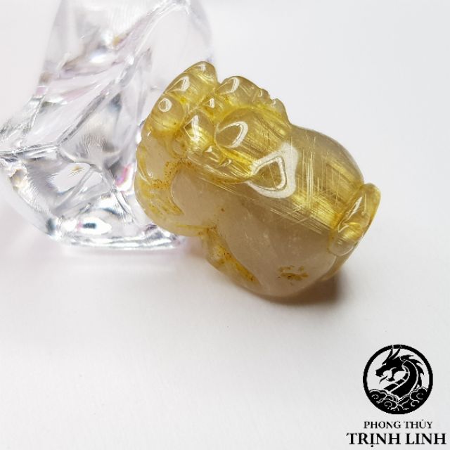 MẶT TỲ HƯU VÀNG SIZE MINI LÀM NHẪN