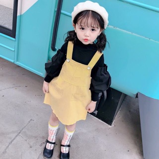 Sét váy yếm bé gái Quảng châu cao cấp  (2 -6 tuổi), kèm ảnh thậ