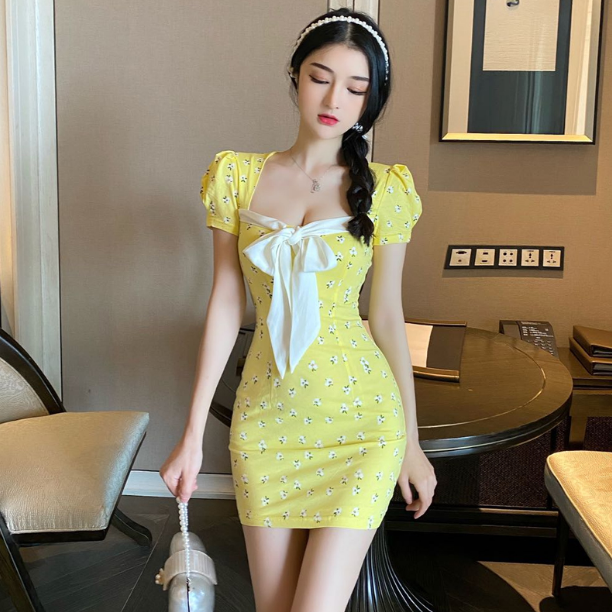 Đầm Hoa Tay Phồng Thời Trang Dành Cho Nữ | BigBuy360 - bigbuy360.vn