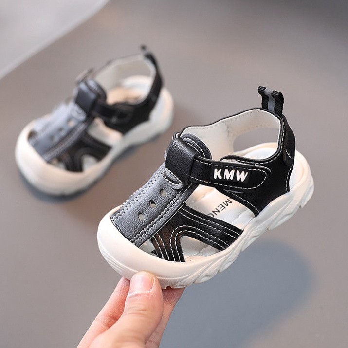 Giày Trẻ Em Bé Trai Xuân Hè Đế Mềm Baotou KIDS