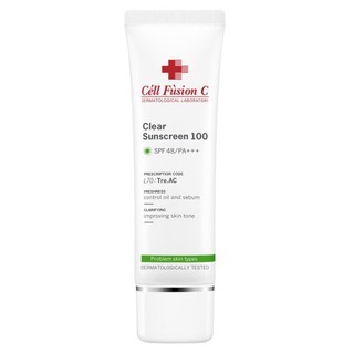 Kem Chống Nắng Dành Cho Da Dầu Cell Fusion C Clear Sunscreen 100 50ml màu xanh