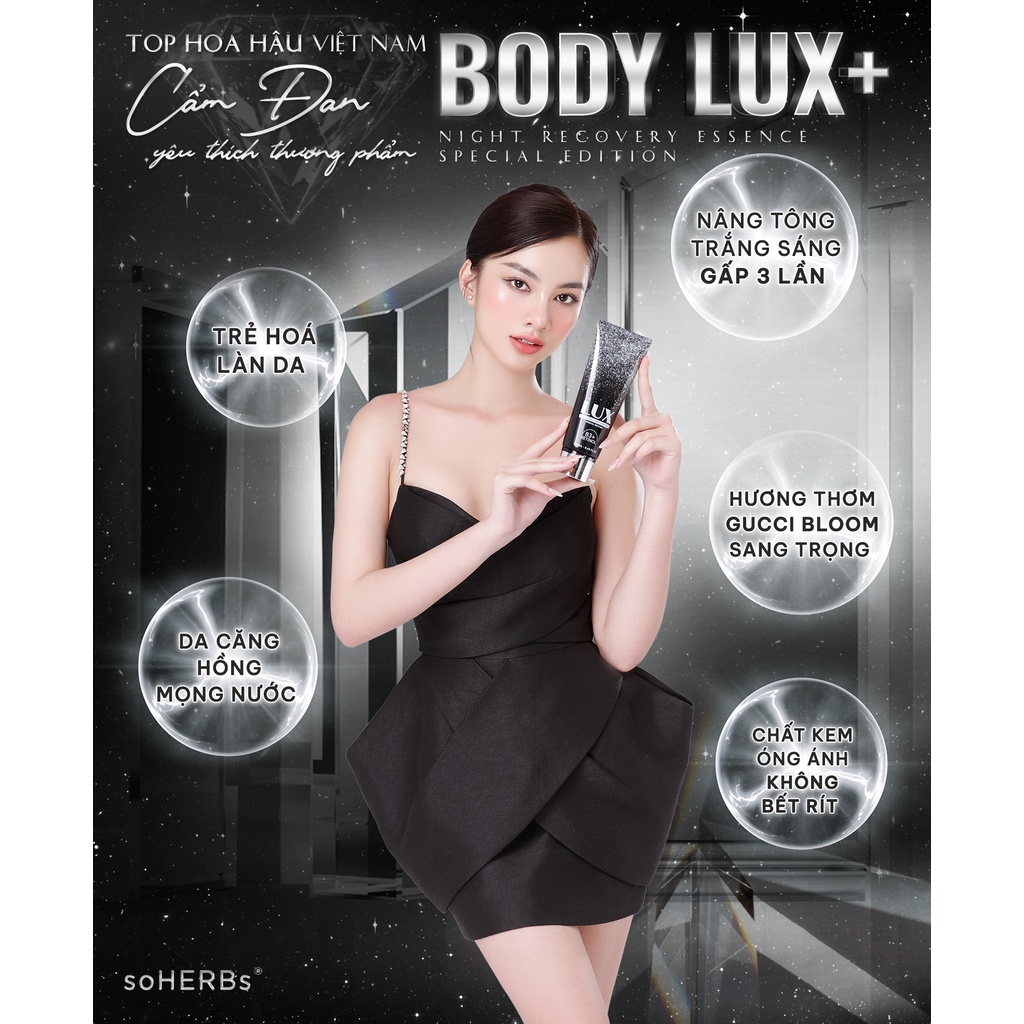 Kem Dưỡng Trắng Ban Đêm SOHERBS Lux Night Recovery Essence 250ml