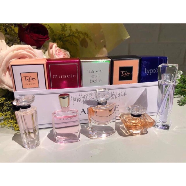 [ CÓ BILL ]  SET NƯỚC HOA 5 MÓN LANCOME