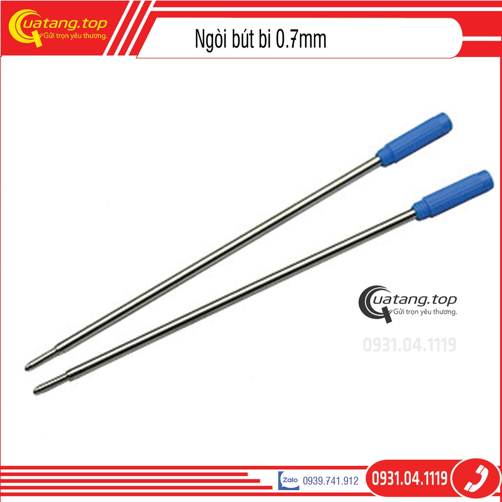 Ruột bút bi 0.7mm dùng cho bút gỗ xoay, bút ký tên và một số dòng bút CEO phổ biến trên thì trường