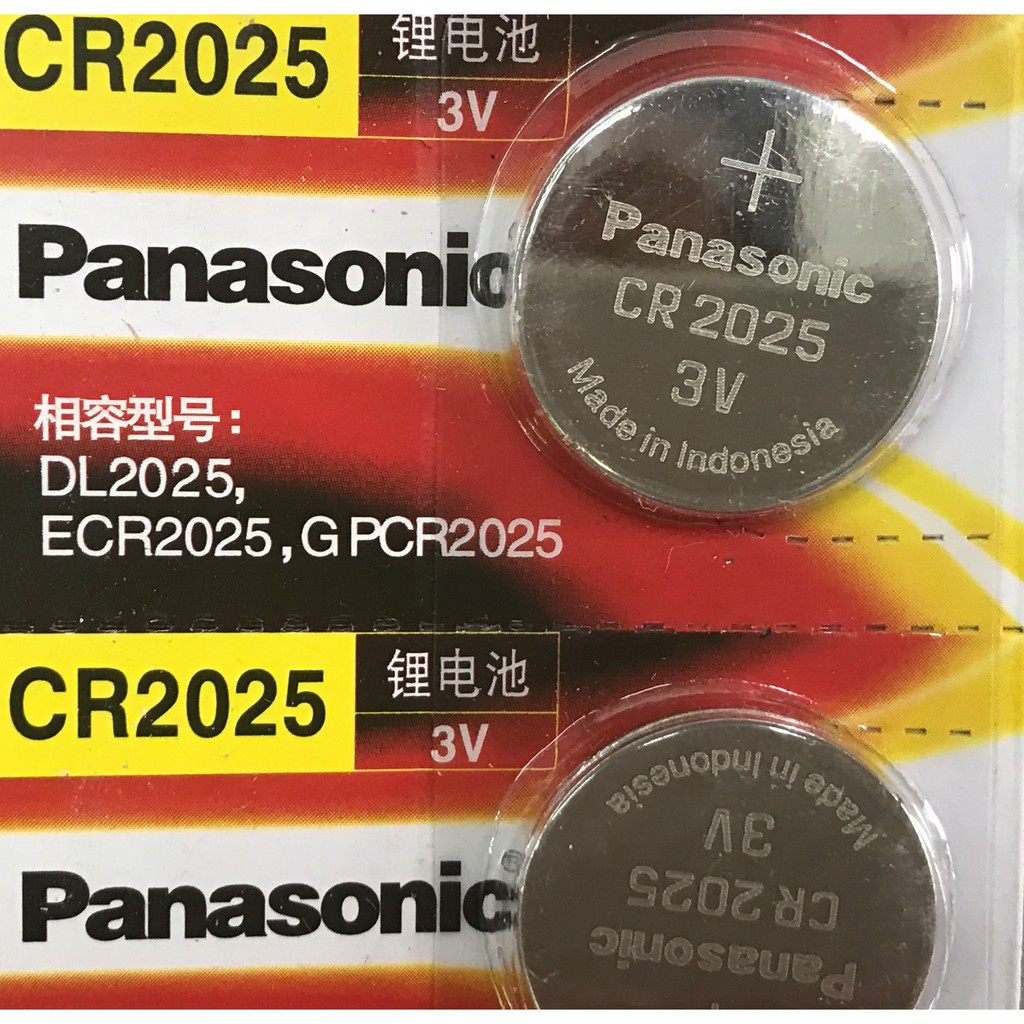 Pin nút Panasonic CR2032 / CR2025 / CR2016 / CR1632 / CR1220 3V Lithium , Pin cúc Panasonic 3V Lithium Made in Indonesia