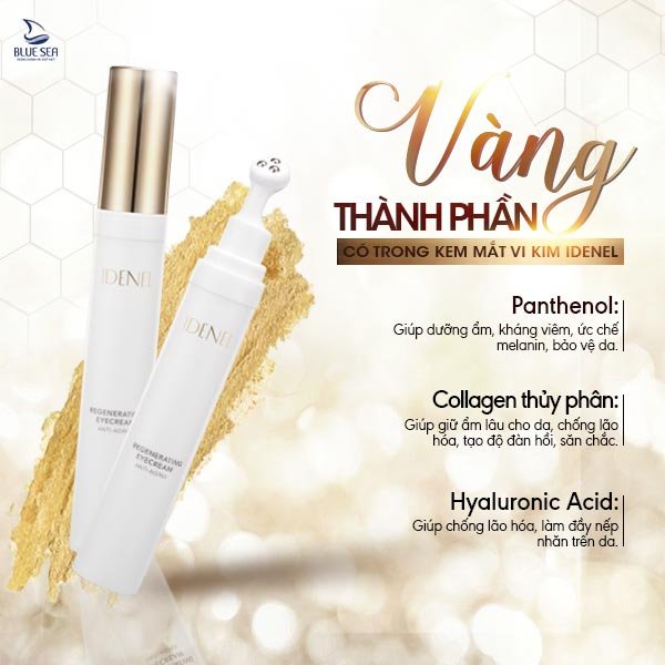 ✅ CHÍNH HÃNG - BLUE SEE Kem mắt vi kim IDENEL – Trẻ hóa da vùng mắt