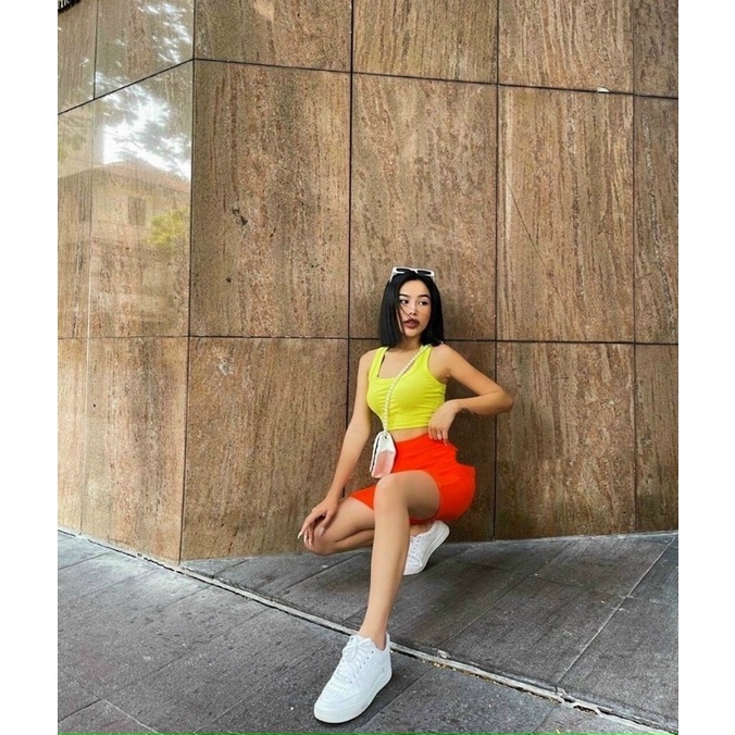 ÁO THUN BA LỖ THỂ THAO DÁNG NGẮN NHIỀU MÀU MS70019