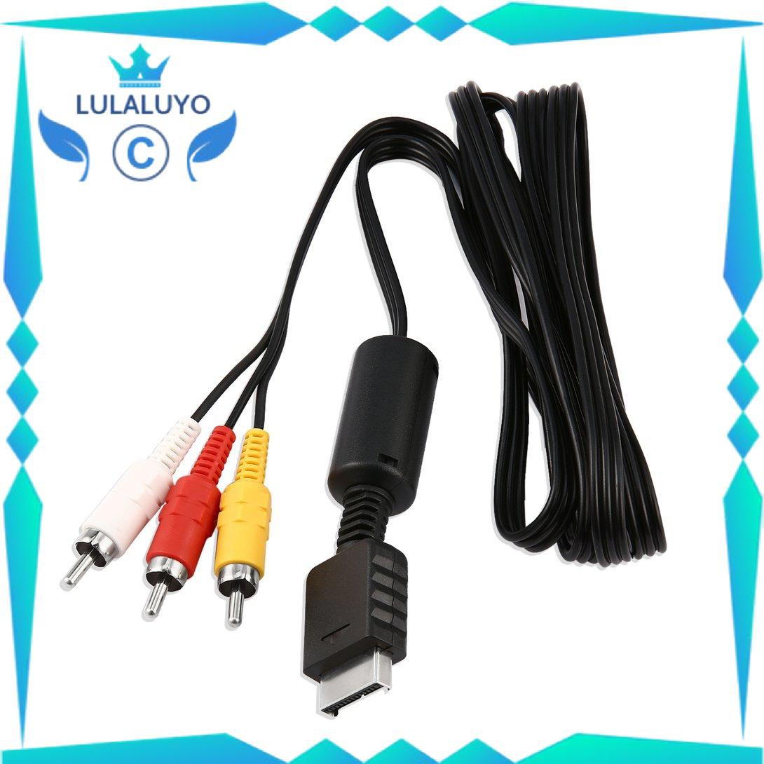 Dây Cáp AV RCA Dài 1.8m Truyền Hình Ảnh Và Âm Thanh Đến TV Dành Cho Máy Chơi Game PS2