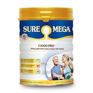 Sữa bột SURE OMEGA CANXI PRO lon 400gr và lon 900gr