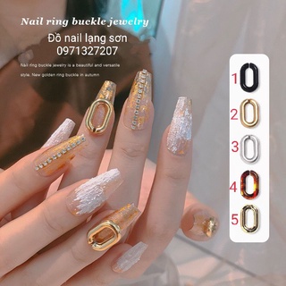 Charm mắt xích trang trí móng tay