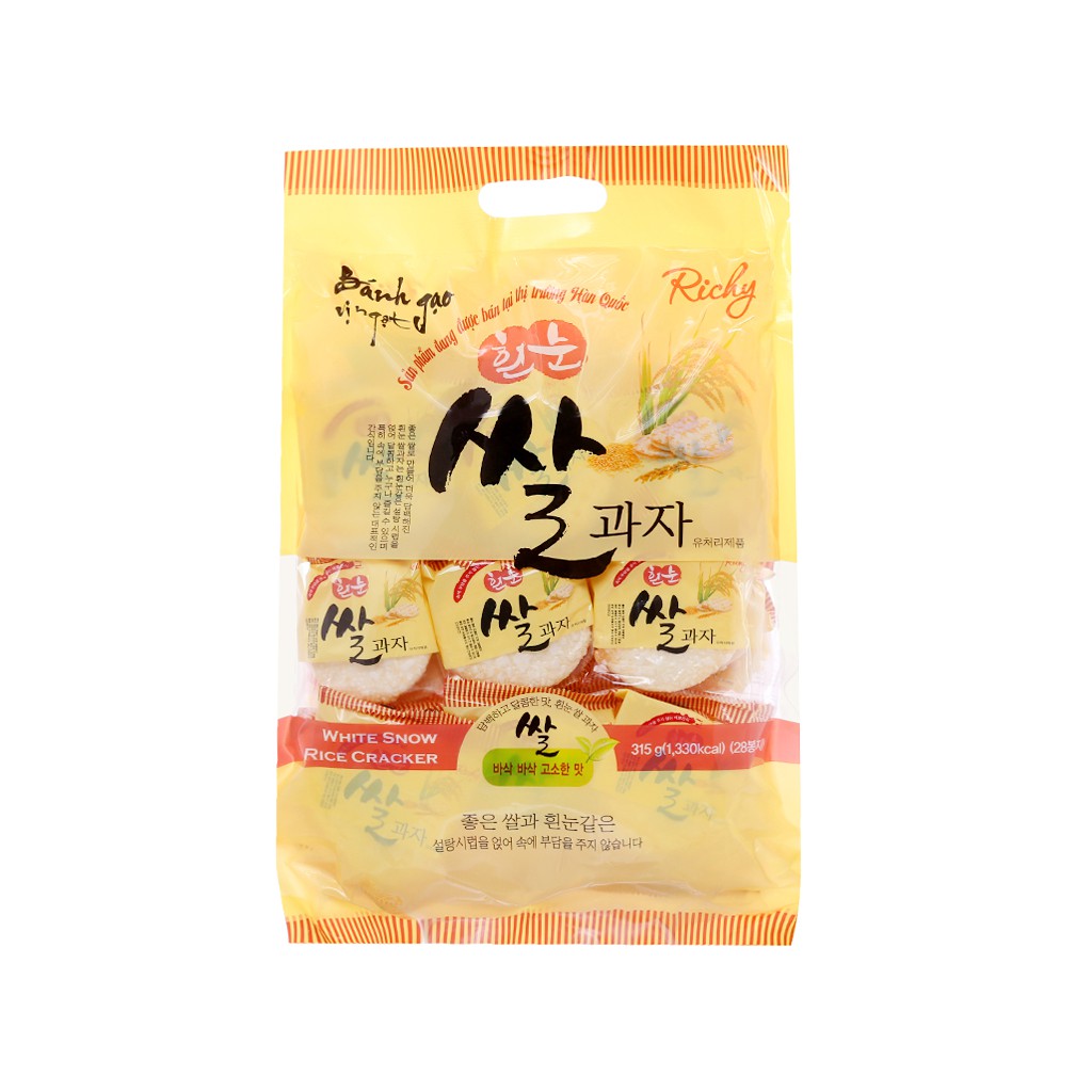 Bánh Gạo Ngọt Richy Hàn Quốc Gói Lớn 315gr