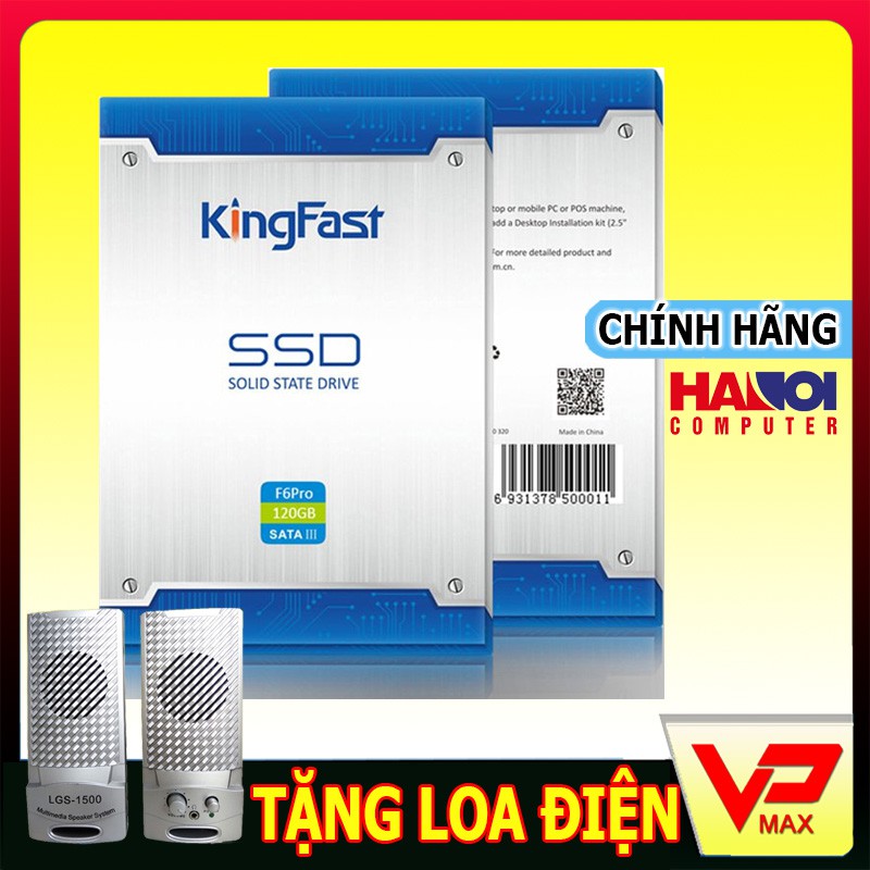 SSD Kingfast 120Gb eekoo 120Gb tặng kèm loa LS1500 Kisonli