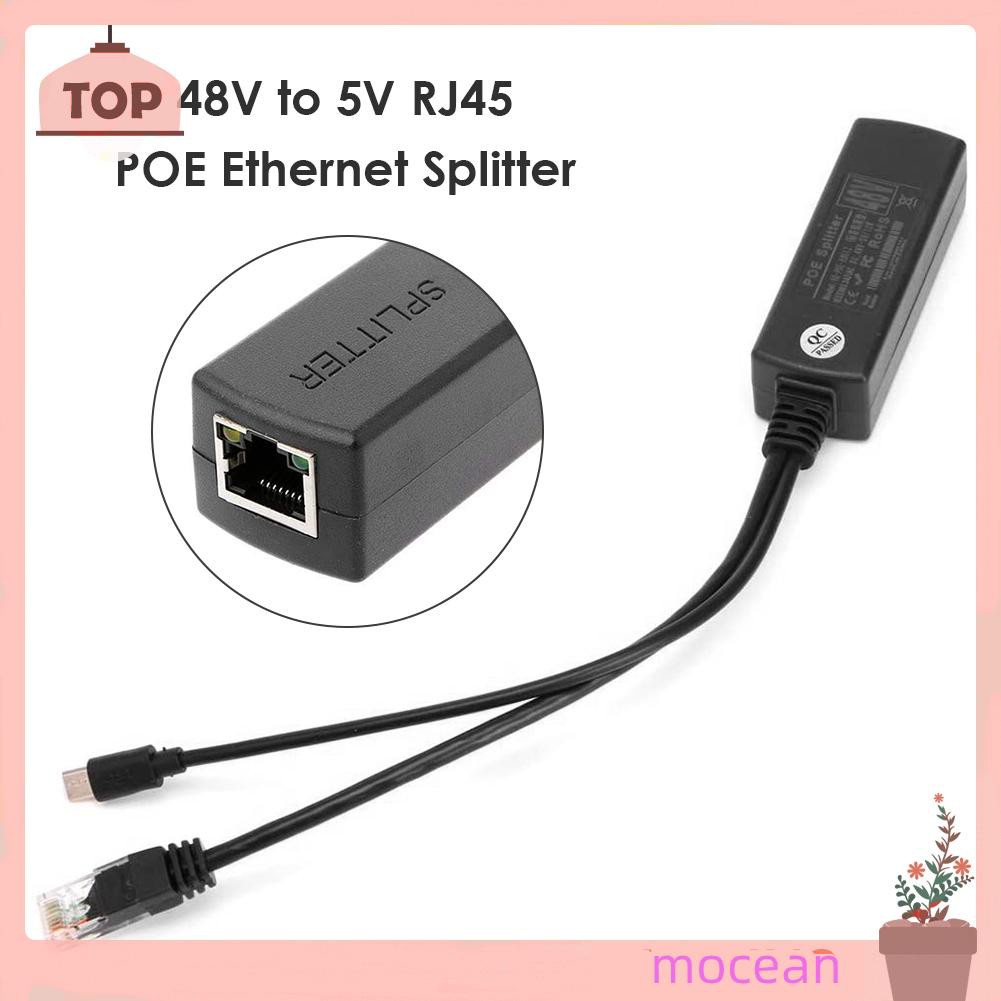 Bộ Chia Cổng Mạng Mocean 2.5kv Rj45 Poe 48v Sang 5v Micro Usb | BigBuy360 - bigbuy360.vn