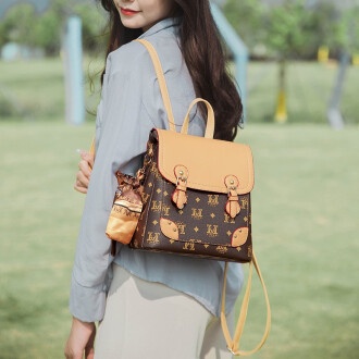Ba Lô Thời Trang In Họa Tiết Phong Cách Hàn Quốc Dành Cho Nữ