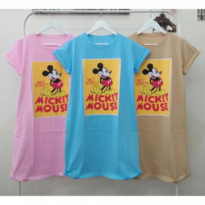 Đầm size lớn in hình chuột mickey dành cho nữ 1572