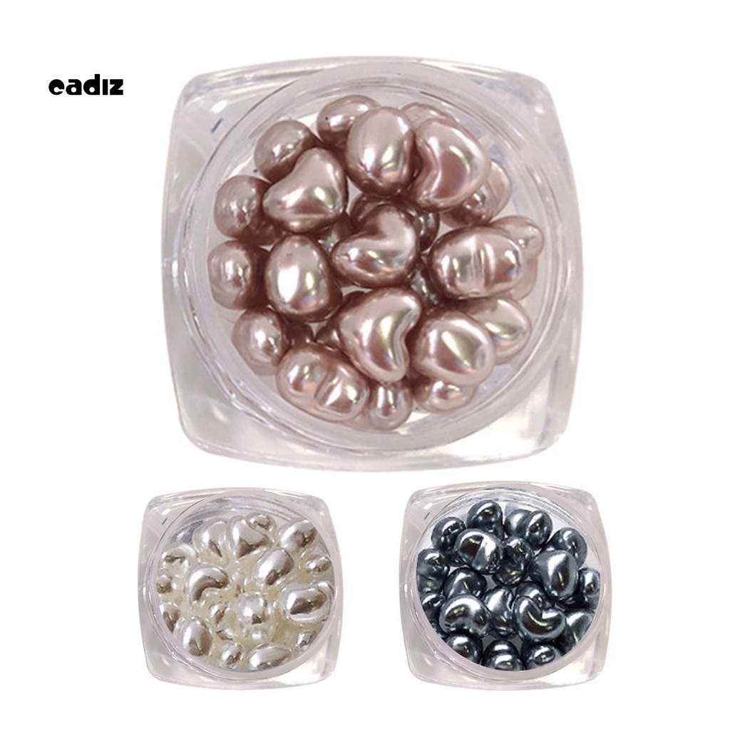 Phụ Kiện Trang Trí Móng Tay Hình Trái Tim 3D Trọng Lượng Nhẹ Dễ Thương