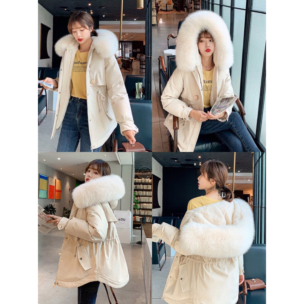 [ÁO PARKA NỮ] Áo Khoác Nữ Lót Lông Áo, Parka Cao Cấp Hottrend Hàng Quảng Châu Loại 1 Kèm Ảnh và Clip Thật | BigBuy360 - bigbuy360.vn