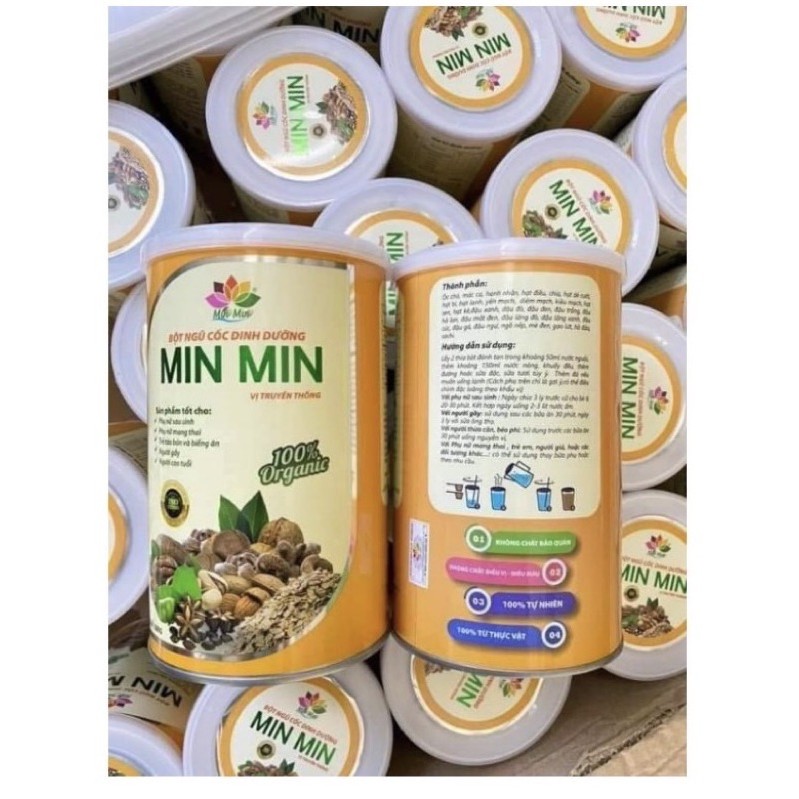 Ngũ Cốc Lợi Sữa Min Min 29 hạt cao cấp 500g - Bột Ngũ Cốc Lợi Sữa MinMin