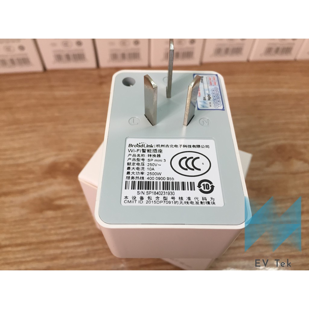 Ổ Cắm Wifi Thông Minh Broadlink SP Mini 3, Điều Khiển Từ Xa Qua WIFI, 3G, 4G