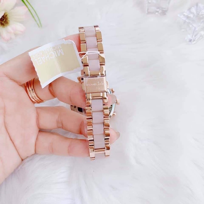Đồng hồ nữ Michael Kors tông Rose sang trọng