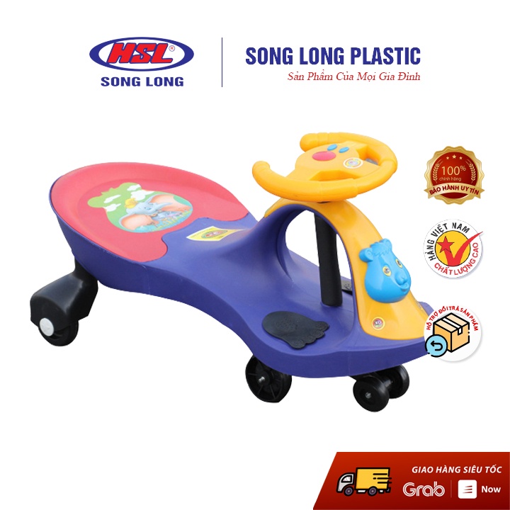 Xe lắc trẻ em có nhạc không tựa - 1258 - Song Long Plastic