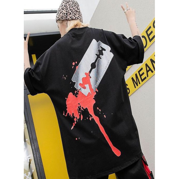 &lt;FREE SHIP&gt; Áo phông nam tay lỡ vải thun cotton co giãn chất mềm mịn y ảnh