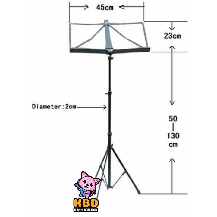 Giá để sách nhạc Perlman chính hãng - Perlman Music Stands - Giá để sách nhạc cao cấp