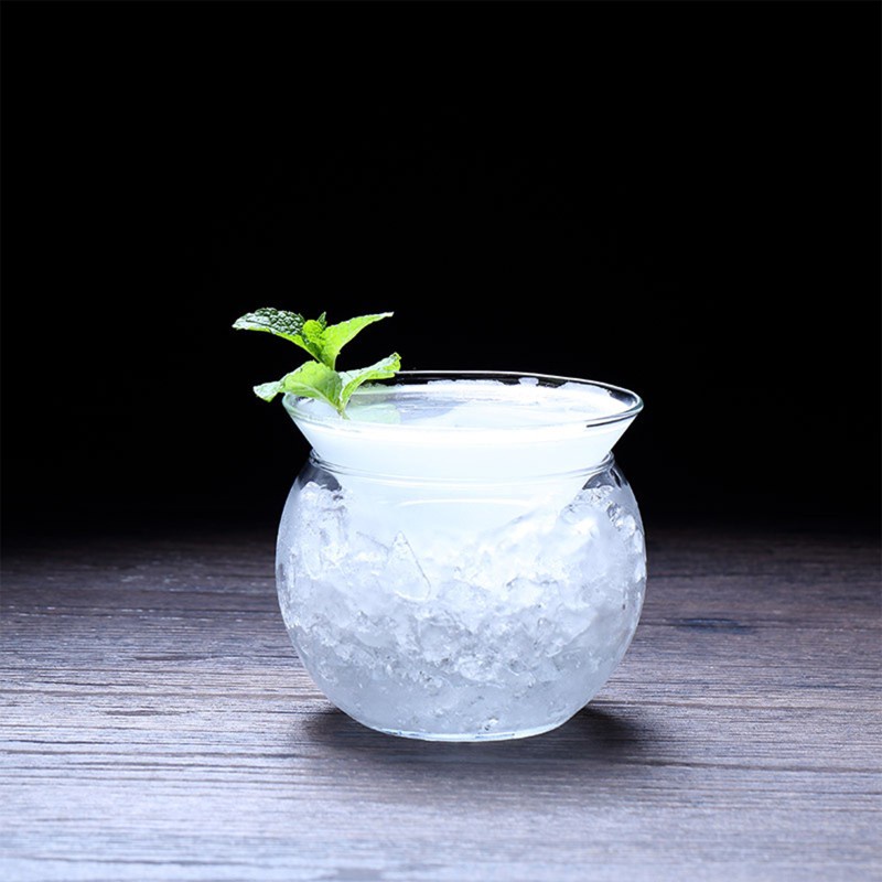 Ly Thủy Tinh Pha Lê Uống Cocktail Hình Nón Tam Giác