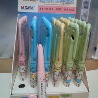 Combo 10 bút máy ngòi trơn MG
