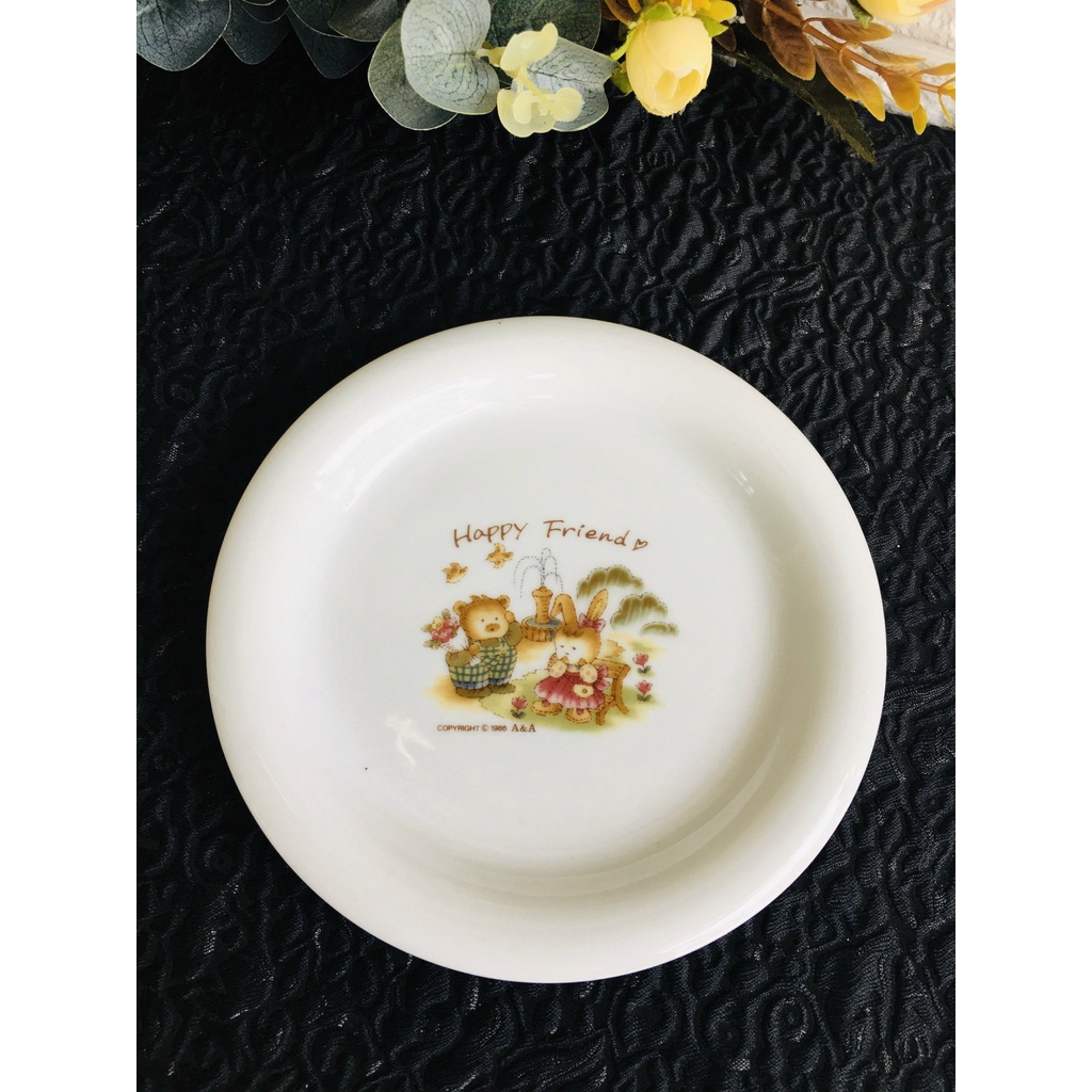 GỐM NHẬT - BỘ ĐĨA HOẠT HÌNH CUTE