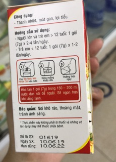 Bột thanh nhiệt herbacool.