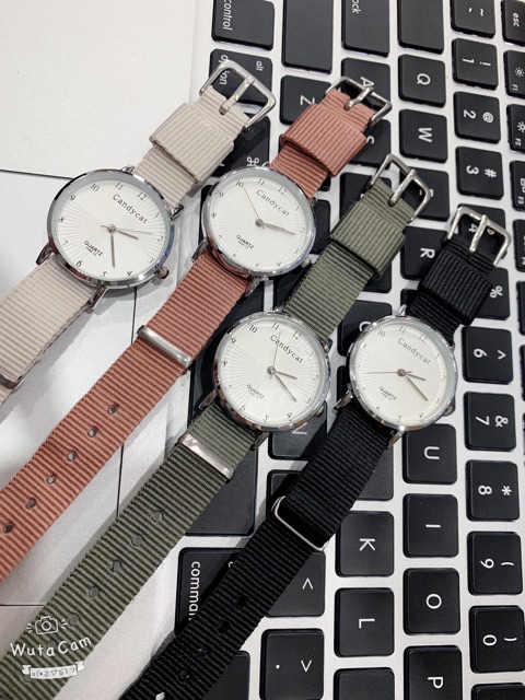 ĐỒNG HỒ NỮ CANDYCAT DÂY THỂ THAO LOẠI VẢI MẶT SỐ PHONG CÁCH HÀN QUỐC | BigBuy360 - bigbuy360.vn