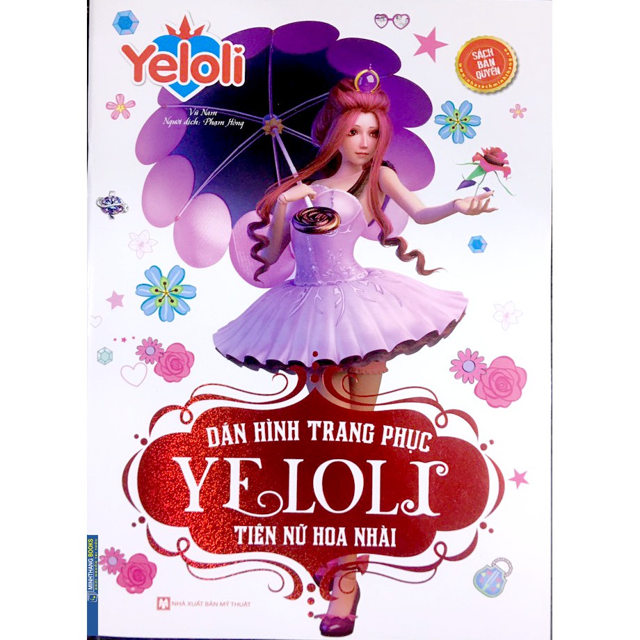 Sách - Dán hình trang phục YELOLI - Tiên nữ hoa nhài (Sách bản quyền)
